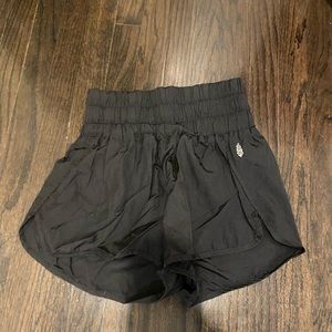 Free people black way home shorts
